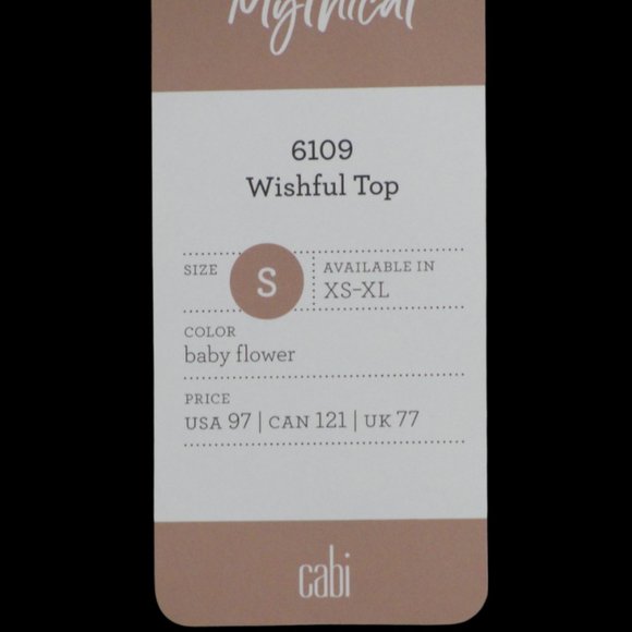CAbi "Wishful" Top - Picture 2 of 2